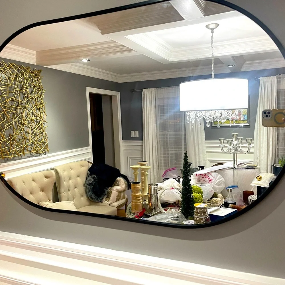 Odes Black Pill Shape Mirror